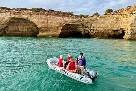 Caves Boat Trip in Algarve Portugal