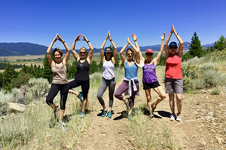 Hiking at Yoga Retreat in California
